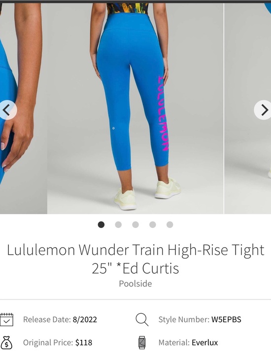 lululemon athletica Pants - Lululemon Wunder Train High-Rise Tight 25" *Ed Curtis